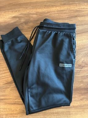 Hurley Black Slim Fit Track Pants